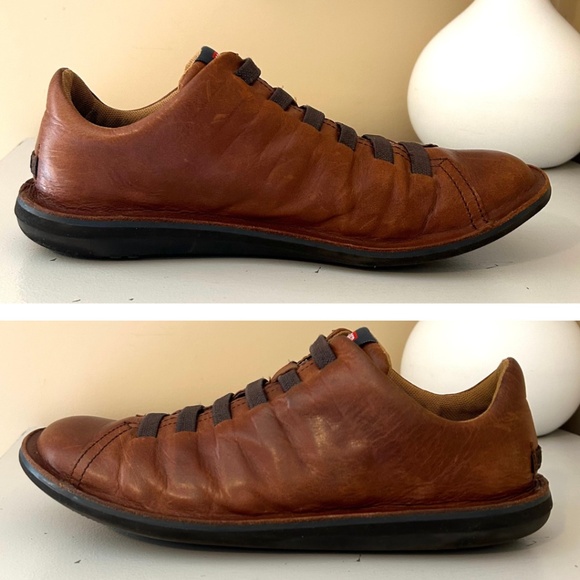 Camper Beetle Leather Men’s Slip On Shoes Lightweight Sole Size EU41/US Men’s 8 - Picture 10 of 13